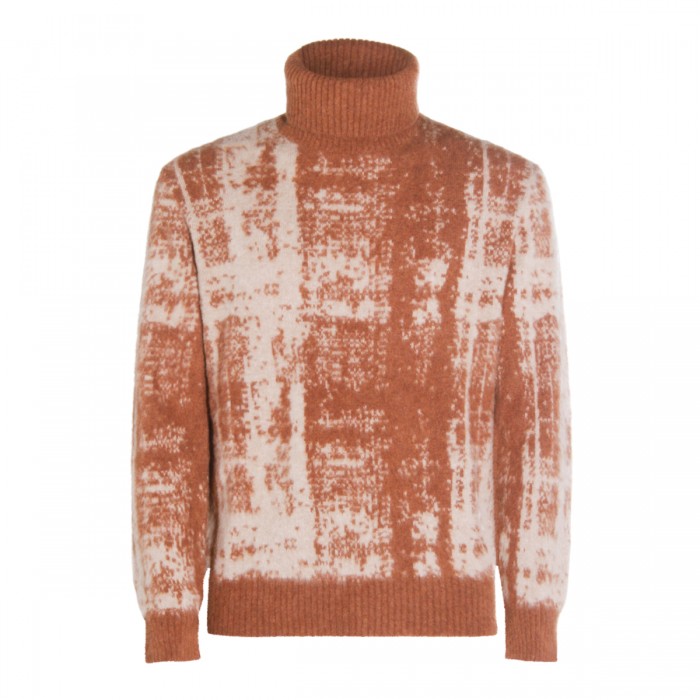 ORANGE WOOL KNITWEAR