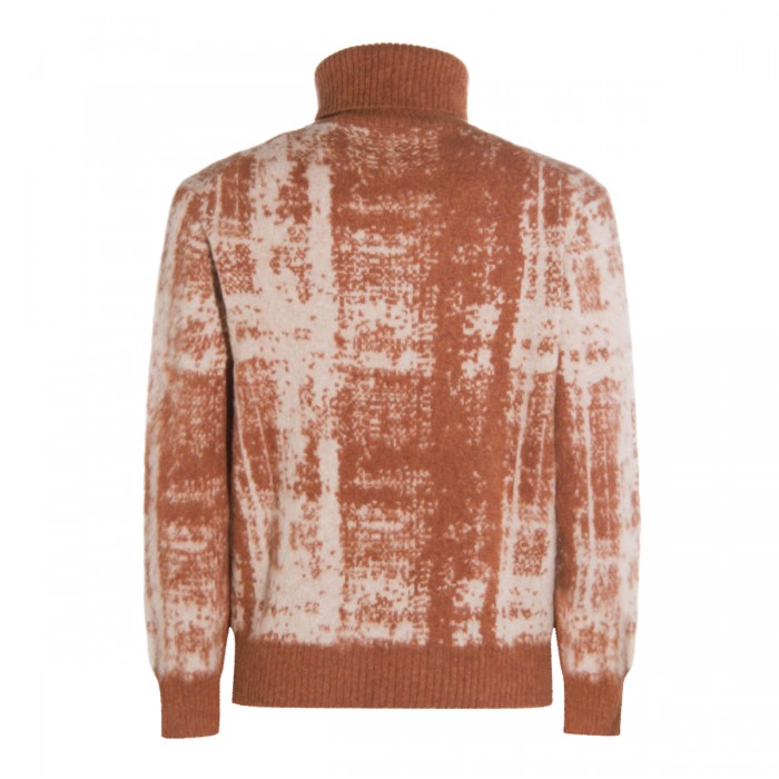 ORANGE WOOL KNITWEAR 2