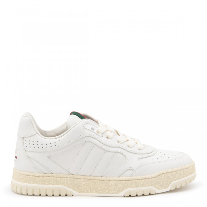 WHITE LEATHER REWEB SNEAKERS