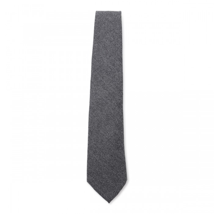 GREY WOOL TIE