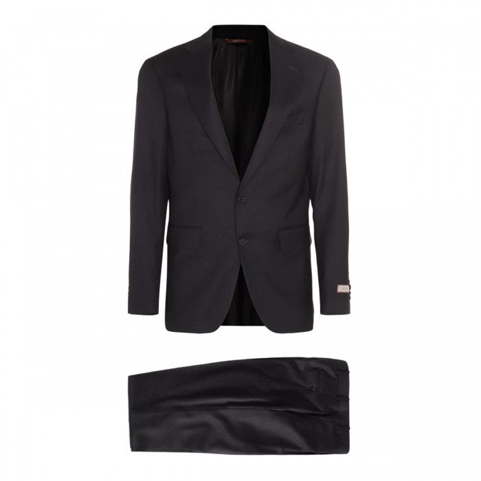 BLACK WOOL SUITS