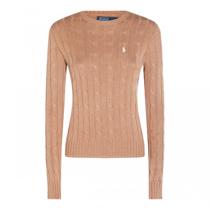 BEIGE COTTON KNITWEAR