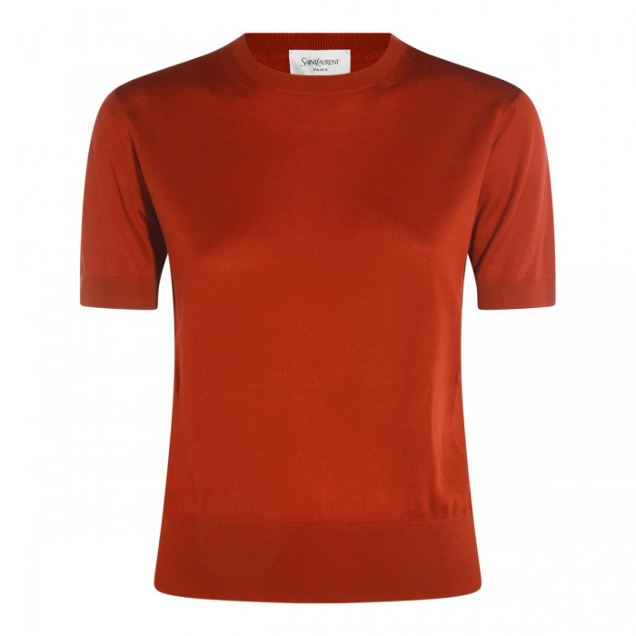 RED WOOL KNITWEAR