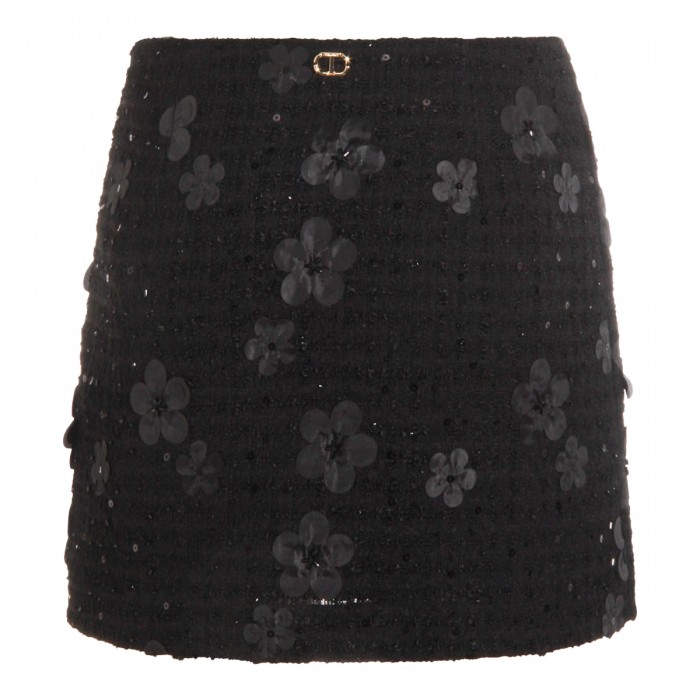 BLACK MINI SKIRT 2