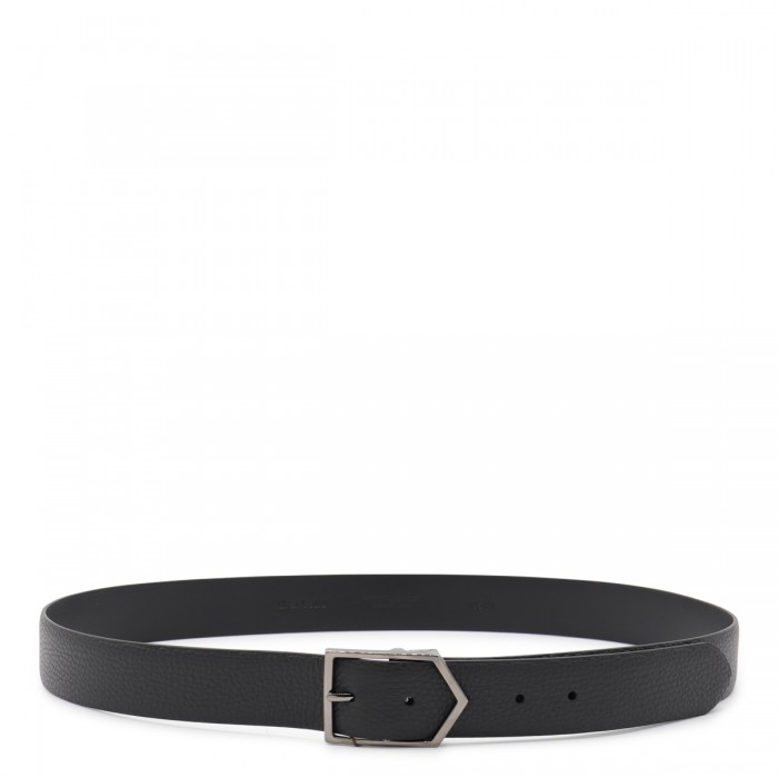 BLACK LEATHER BELT