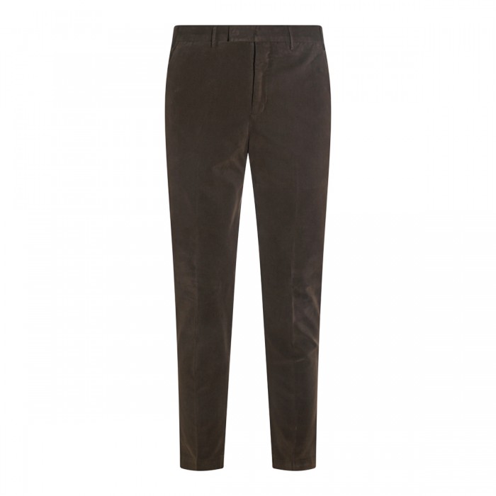 BROWN COTTON PANTS