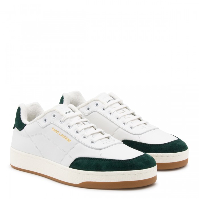 WHITE AND GREEN SNEAKERS 2
