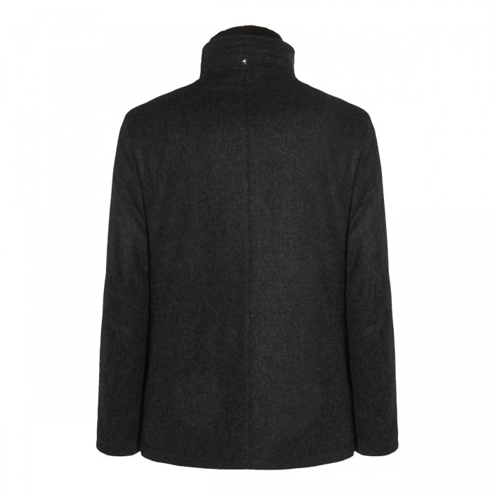 LAVA GREY WOOL DOWN JACKET 2