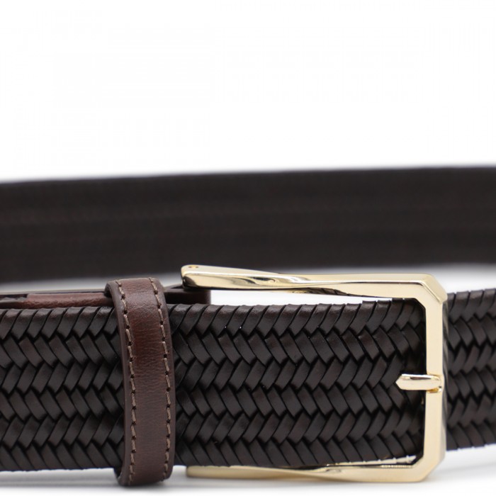 BROWN LEATHER BELT 2