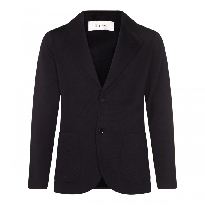 BLUE WOOL KNITWEAR