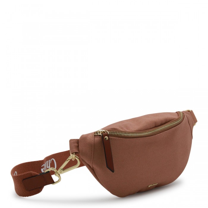 BROWN COTTON BELT BAG 2