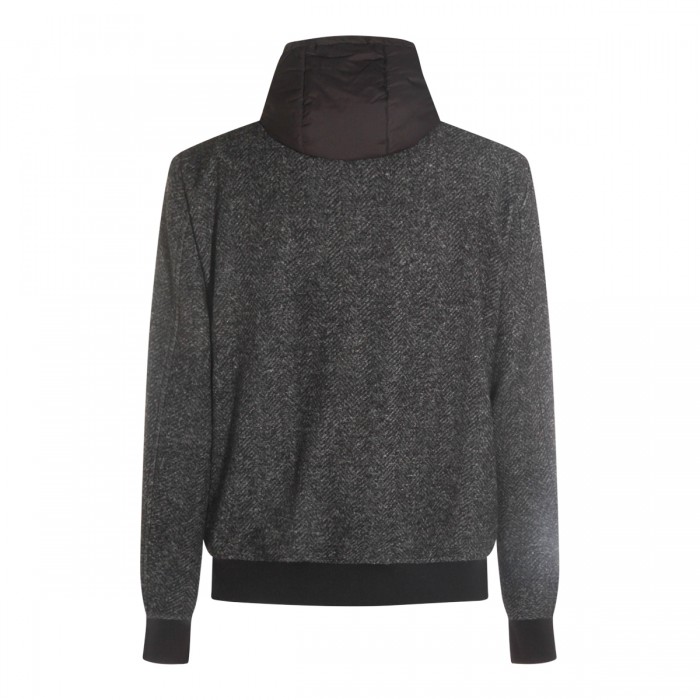 GREY WOOL BLEND CASUAL JACKET 2