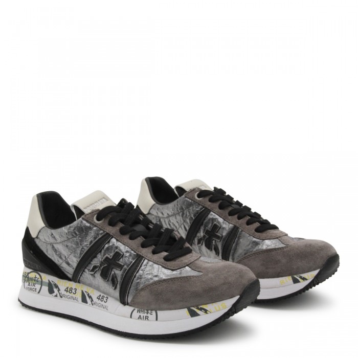GREY LEATHER CONNY SNEAKERS 2