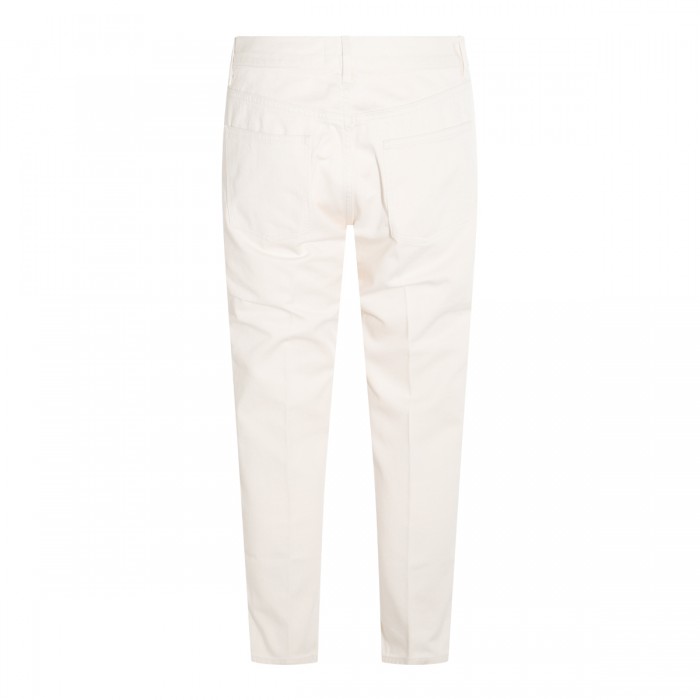 WHITE COTTON JEANS 2