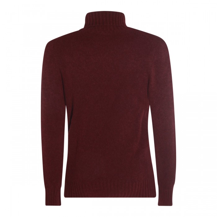 DARK RED WOOL KNITWEAR 2