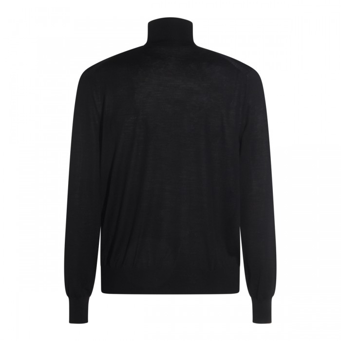 BLACK WOOL KNITWEAR 2