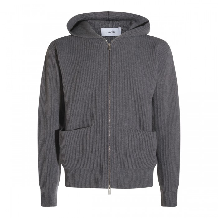 GREY WOOL KNITWEAR