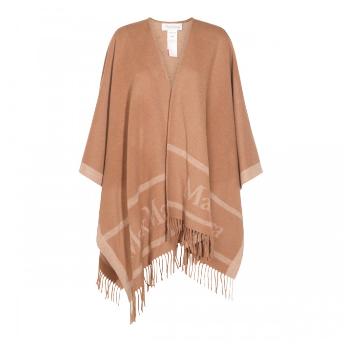 BROWN ILDE WOOL SCARVES