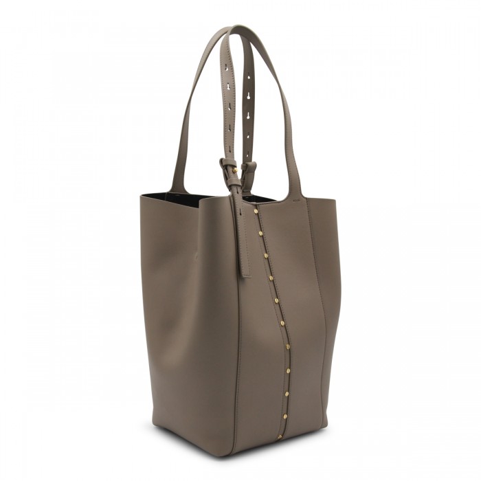 BEIGE LEATHER TOTES 2
