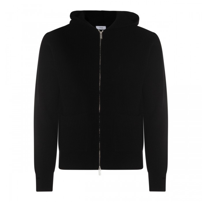 BLACK WOOL KNITWEAR