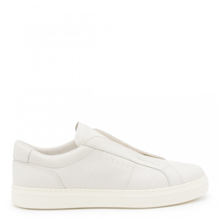 WHITE LEATHER SNEAKERS