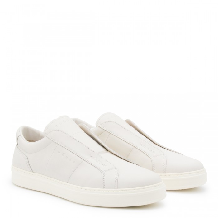 WHITE LEATHER SNEAKERS 2