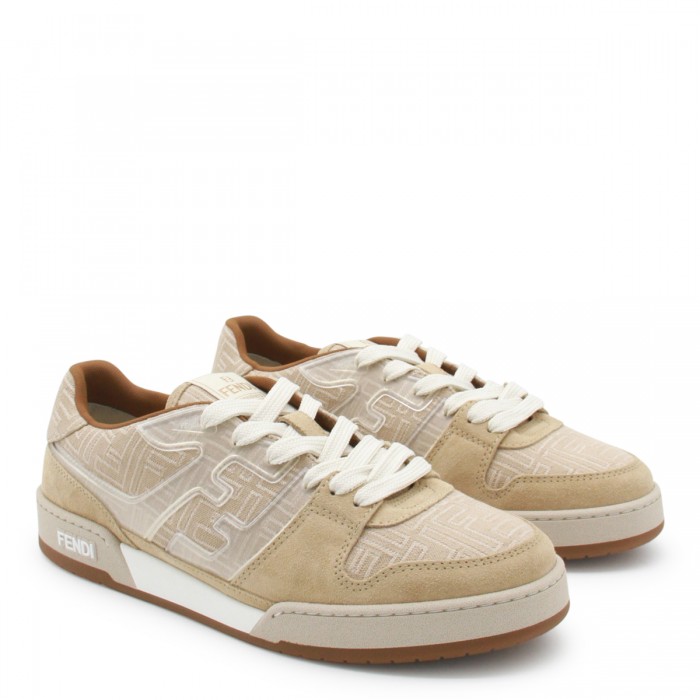 BEIGE LEATHER SNEAKERS 2
