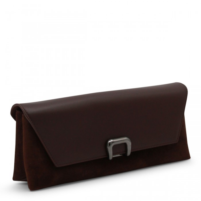 DARK BROWN LEATHER POUCHES 2