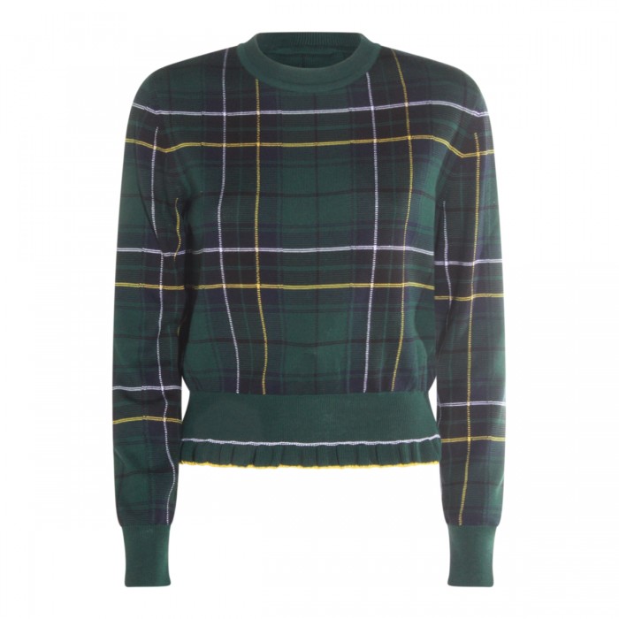 DARK GREEN WOOL KNITWEAR