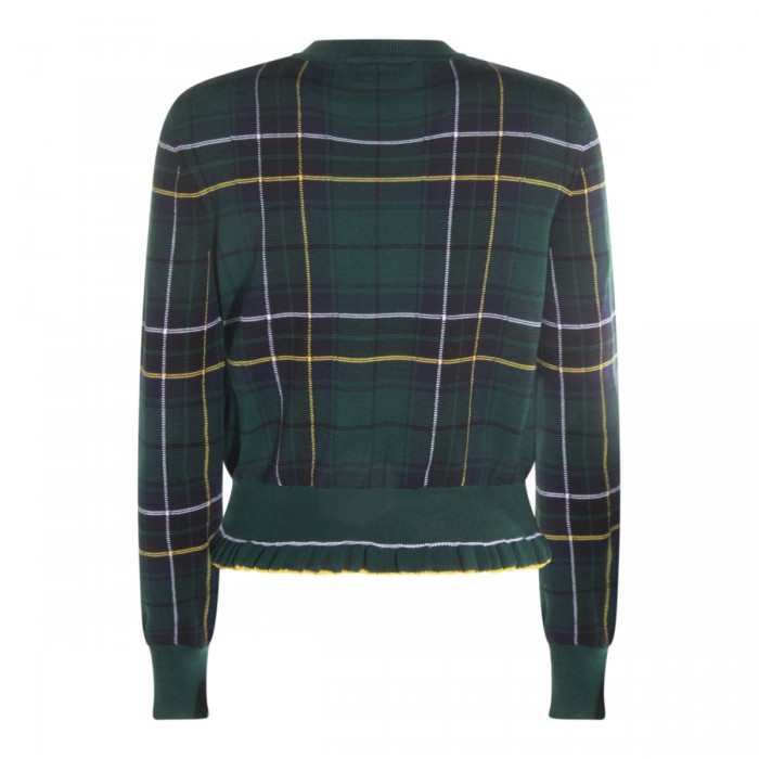 DARK GREEN WOOL KNITWEAR 2