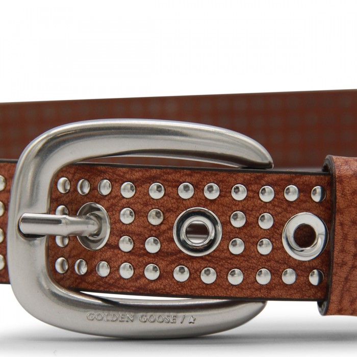 BROWN LEATHER BELT 2