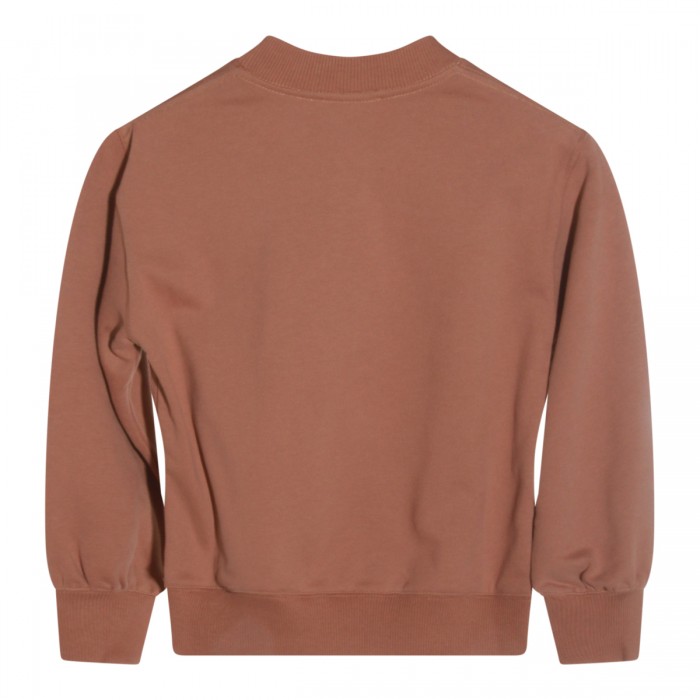 BROWN COTTON SWEATSHIRT 2