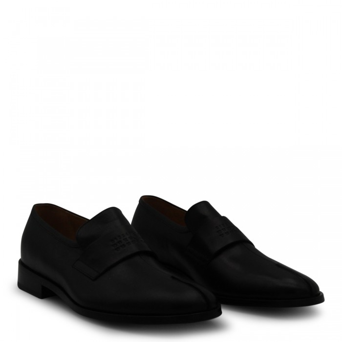 BLACK LEATHER LOAFERS 2