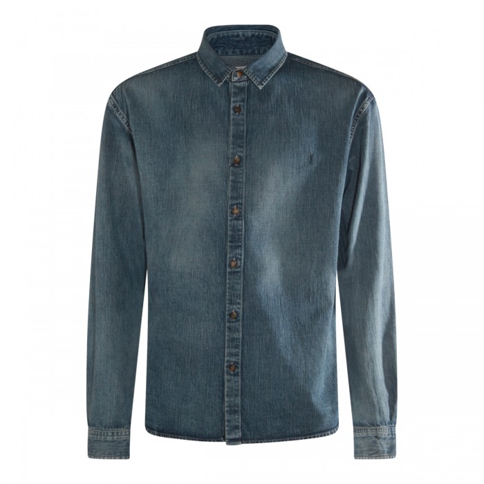 BLUE COTTON SHIRT