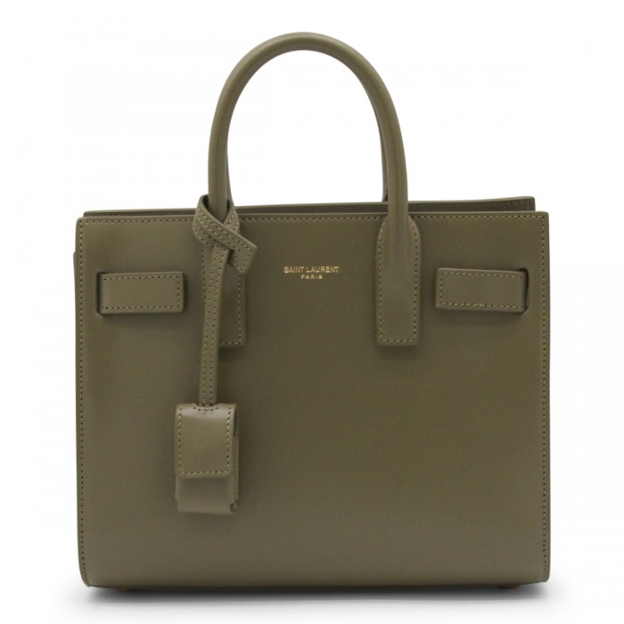 GREEN LEATHER SAC DE JOUR...