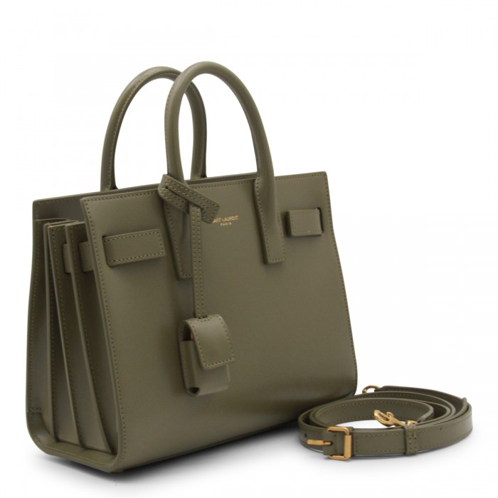 GREEN LEATHER SAC DE JOUR... 2