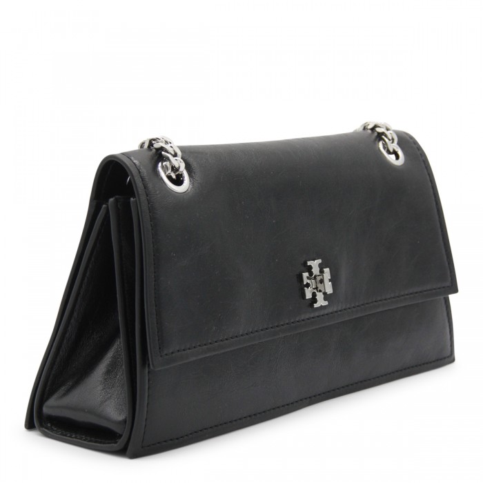 BLACK LEATHER SHOULDER BAG 2