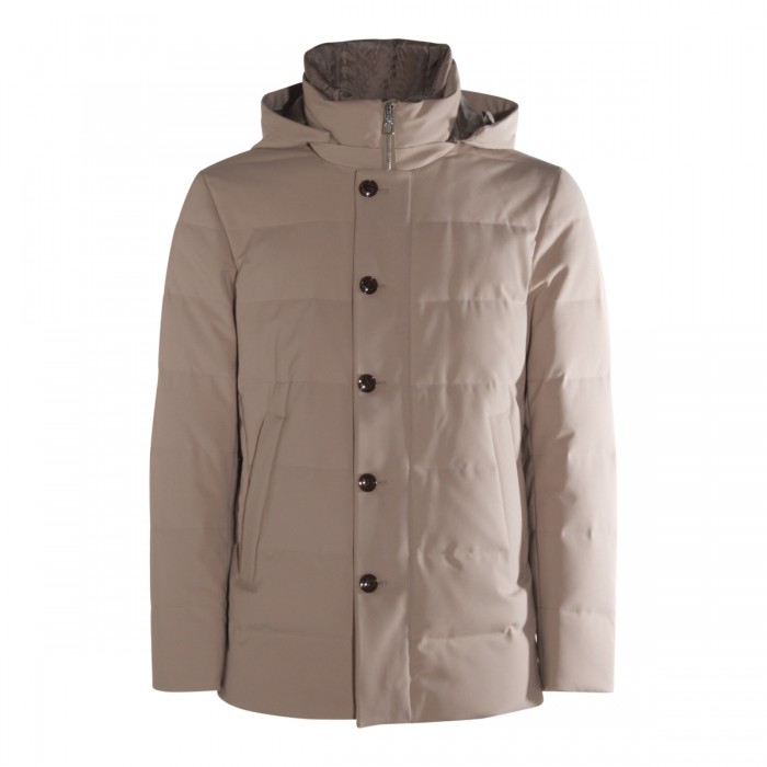 BEIGE DOWN JACKET