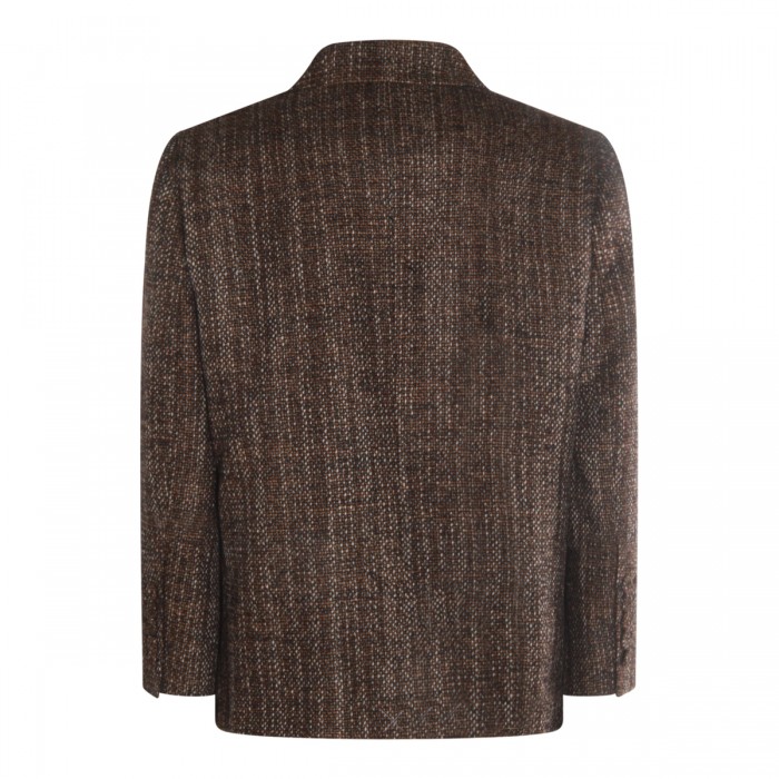 BROWN COTTON BLAZER 2