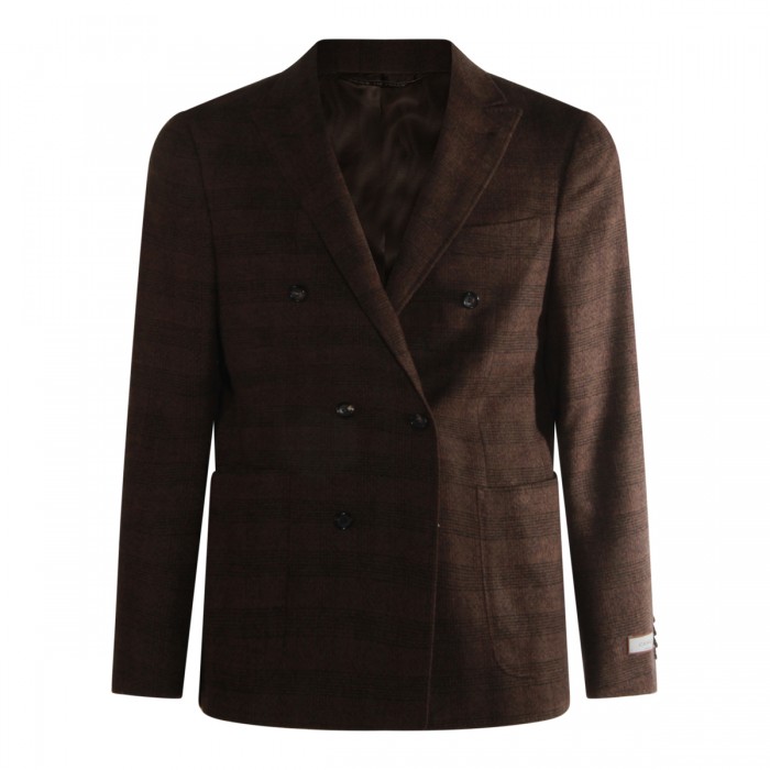 BROWN WOOL BLAZER