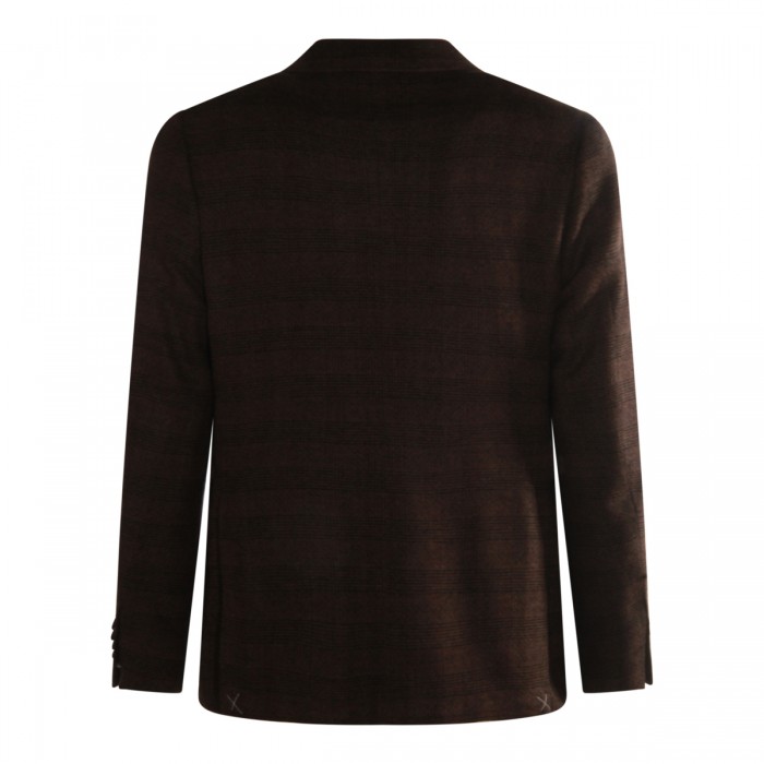 BROWN WOOL BLAZER 2