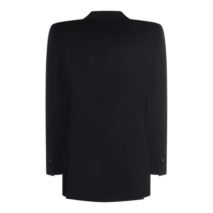 BLACK WOOL BLAZER 2