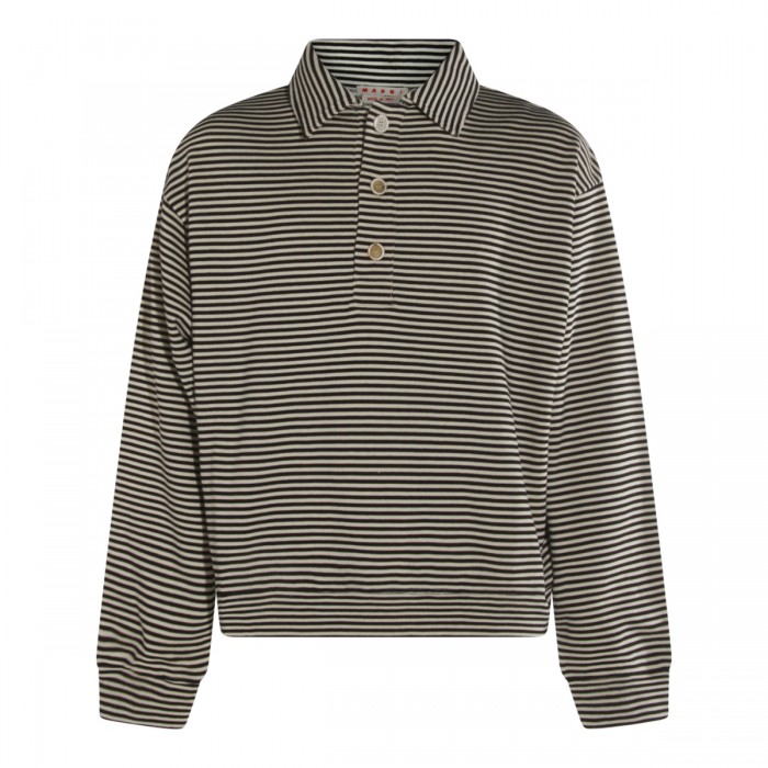 BLACK AND WHITE COTTON...