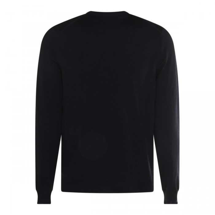 DARK BLUE WOOL KNITWEAR 2