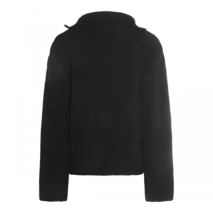 BLACK WOOL KNITWEAR 2