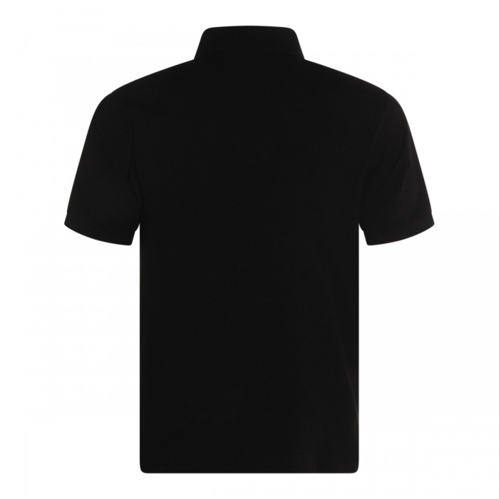 BLACK COTTON POLO SHIRT 2