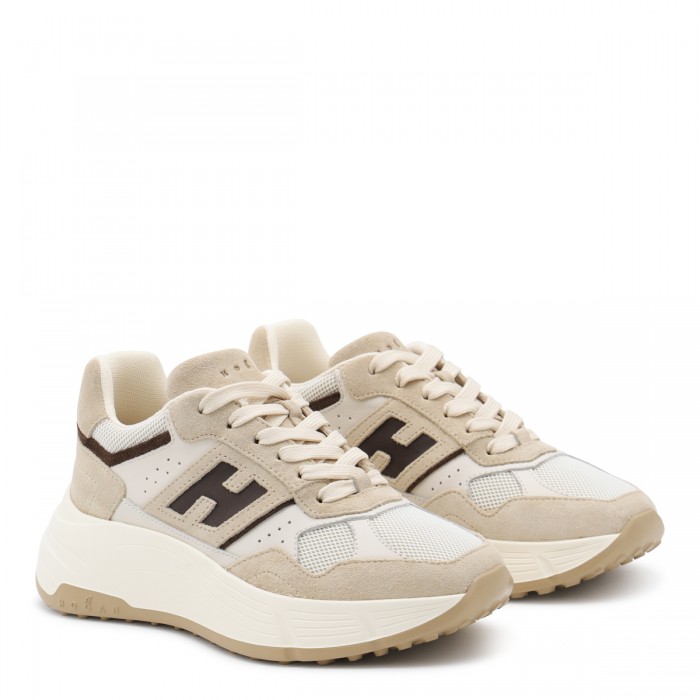BEIGE LEATHER SNEAKERS 2