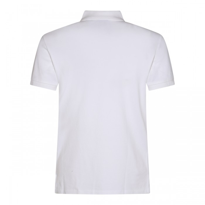 WHITE AND BLUE COTTON POLO... 2