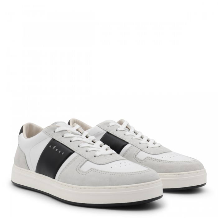 WHITE AND BLACK LEATHER... 2