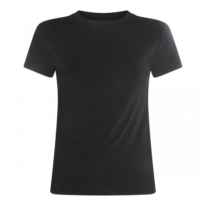 BLACK COTTON T-SHIRT